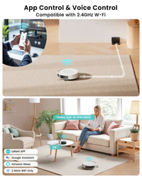 Lefant Robot Vacuum M310 Ultra White