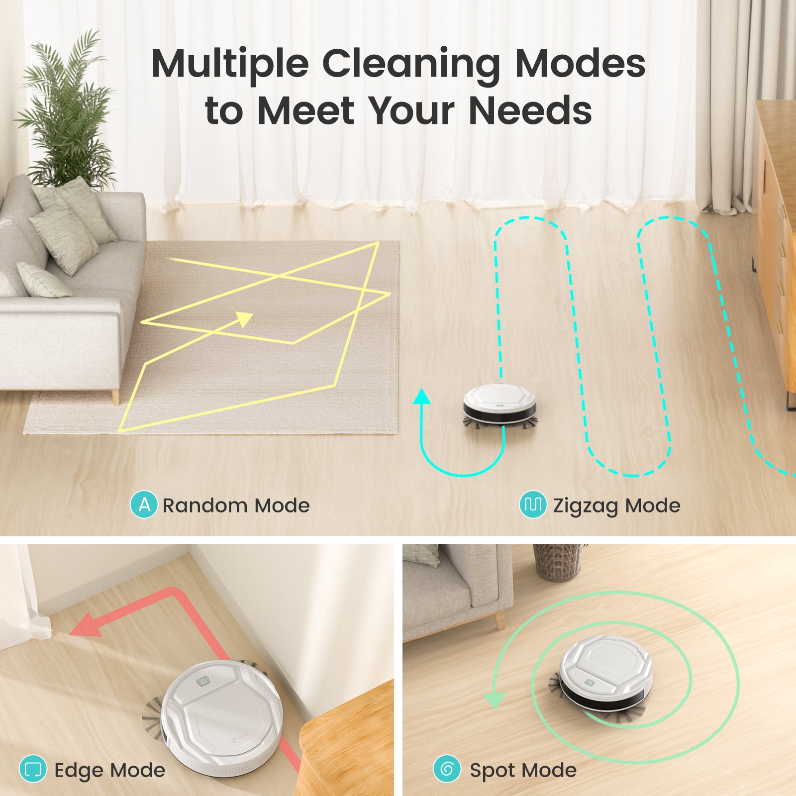 Lefant Robot Vacuum M210P White
